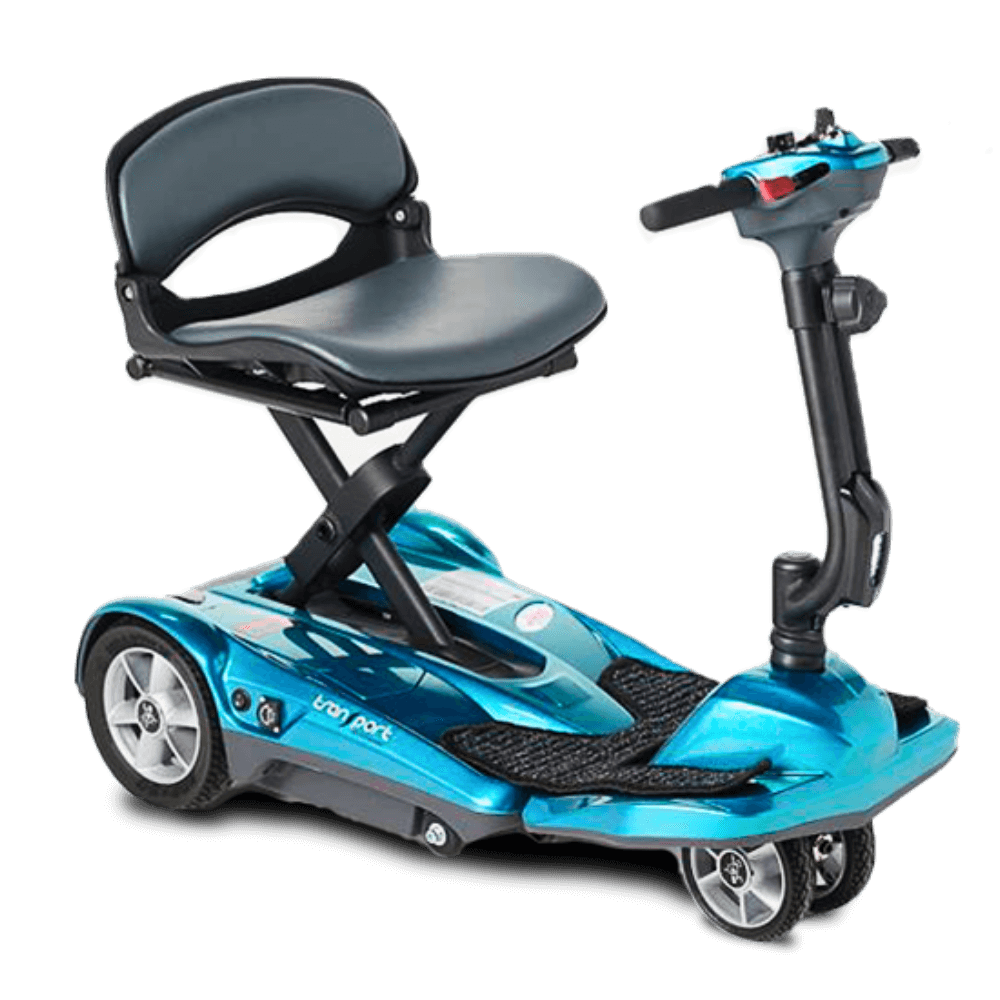 Blue EV Rider Transport AF Plus automatic-folding mobility scooter