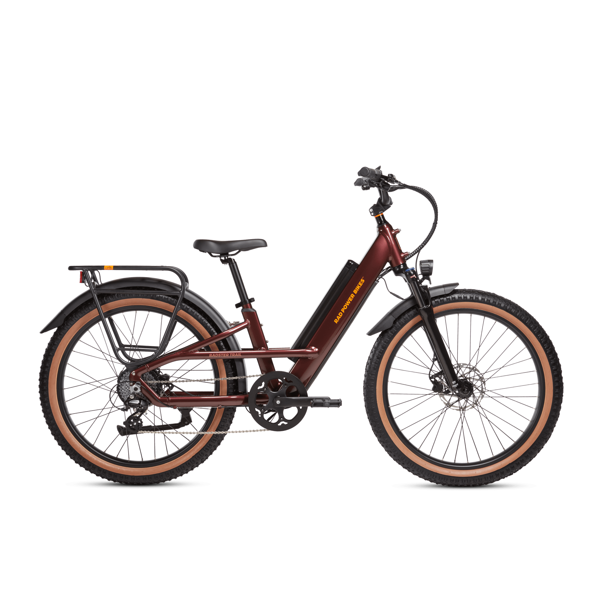 Copper red Rad Power Bikes Radster Trail electric bicycle